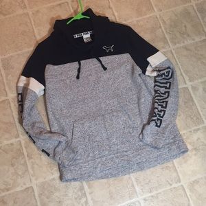 VS PINK Black & Grey Hoodie